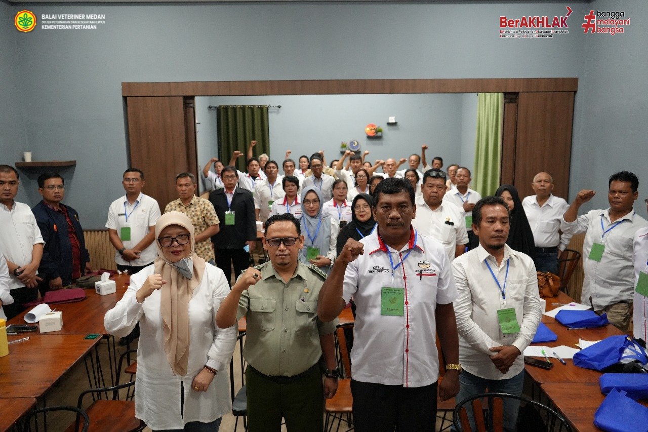 Rapat Koordinasi Lintas Sektor Rumuskan Enam Rekomendasi Strategis Penanggulangan ASF di Sumatera Utara